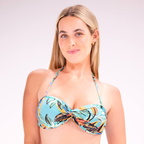 Tropical Blue Brazilian Bandeau