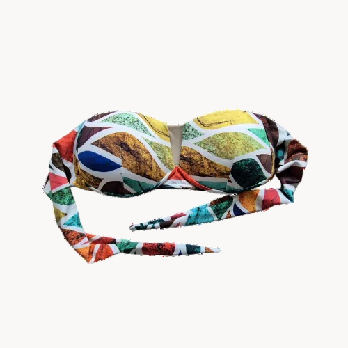Mosaic Leaf Brazilian Bandeau