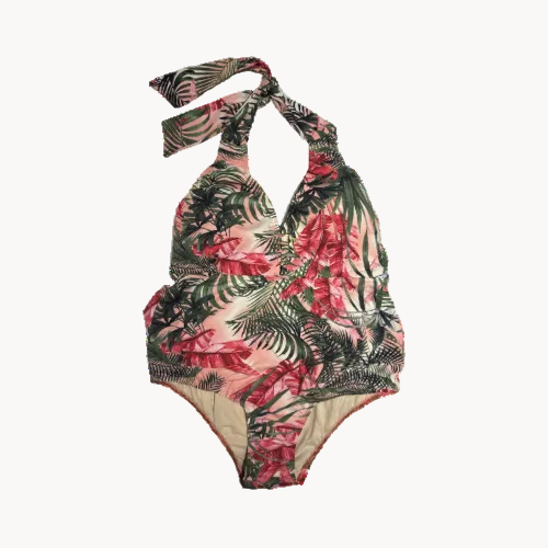 Tropical Leaf One-Piece