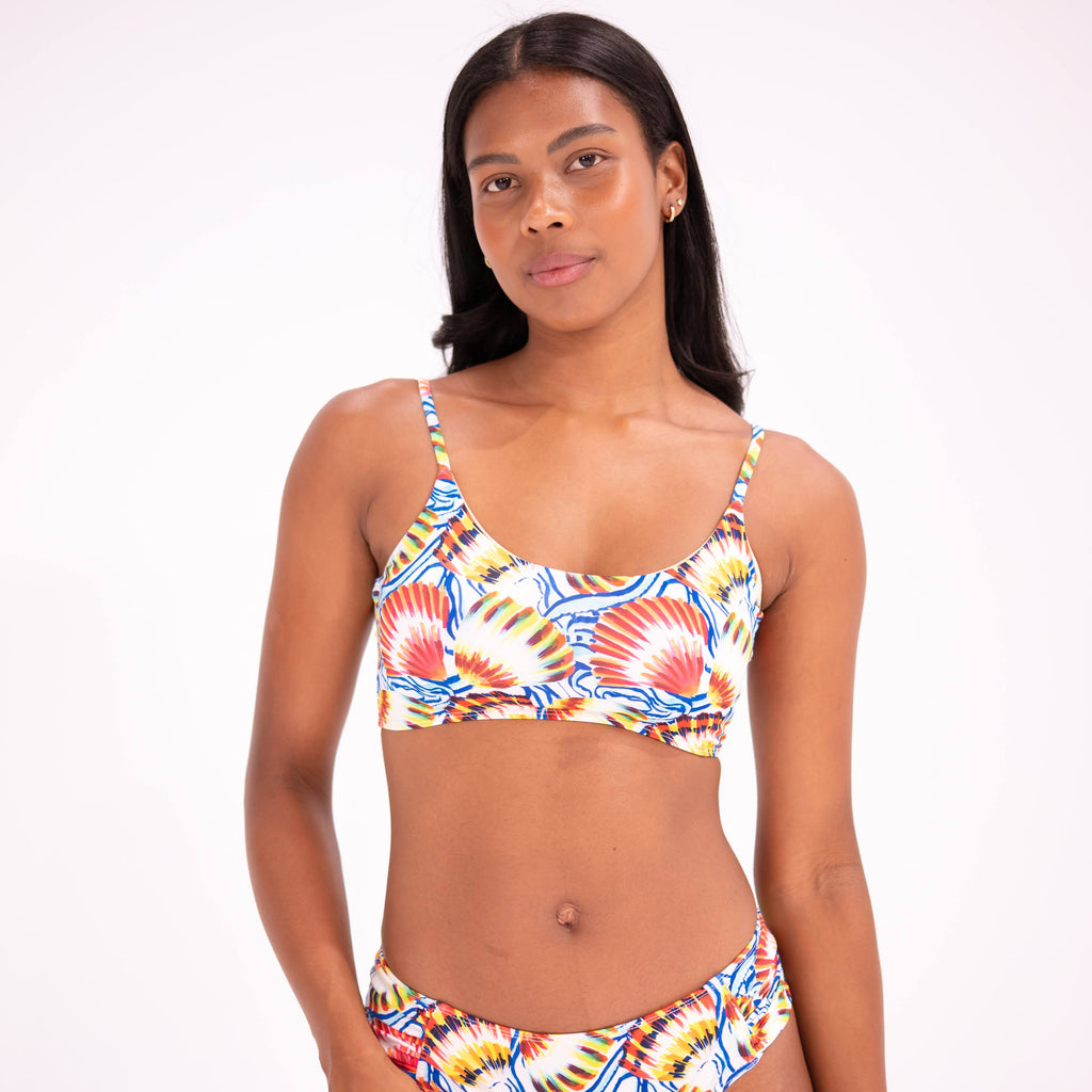 Tropical Shell Front Tie