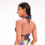 Navy Knot Top