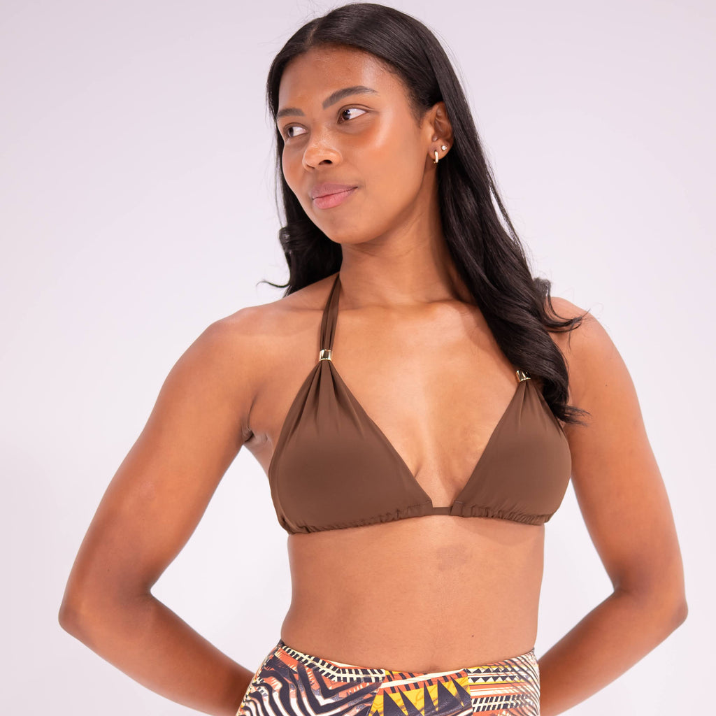 Ring Brown Triangle Top