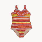 Tonal Scroll Pattern One-Piece