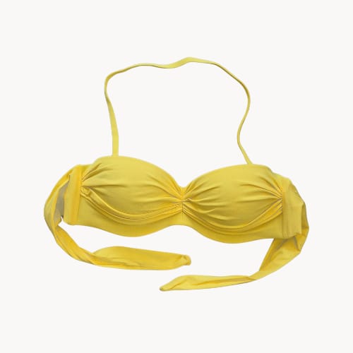 Yellow Brazilian Bandeau Top