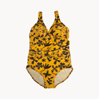 Mustard Floral One-Piece