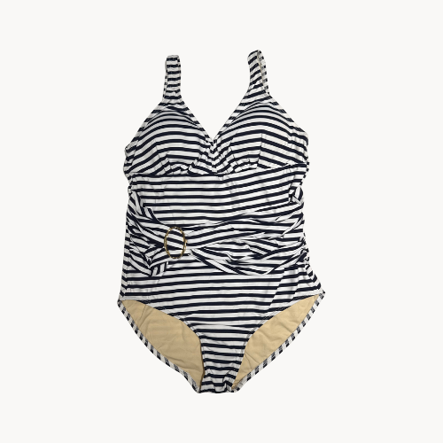 Navy Stripe One-Piece