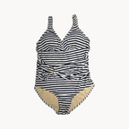 Navy Stripe One-Piece