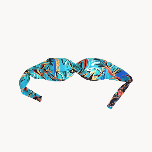Tropical Blue Brazilian Bandeau