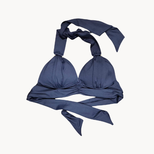 Navy Knot Top